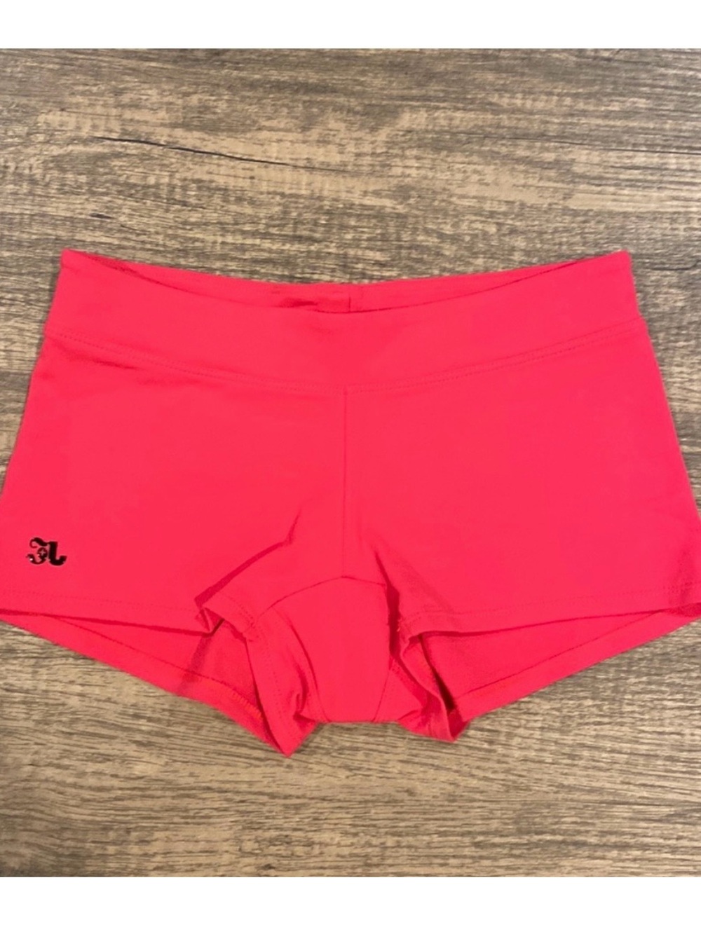 Women's Hot Pink Athletic Performance Shorts with Subtle Logo